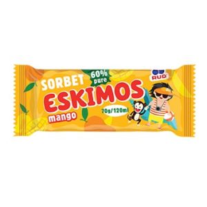 Saldējums Eskimos mango sorberts 120ml/70g