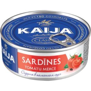 Sardīnes tomātu mērcē 240g Kaija
