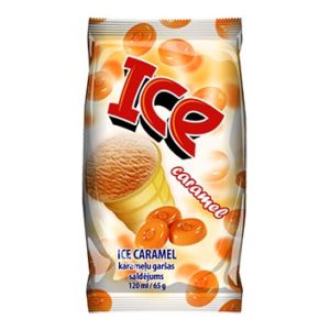 Saldējums ICE karameļu 120ml/65g