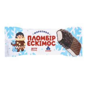 Saldējums Eskimos prombīra ar van.garšu un cep.120ml/80g