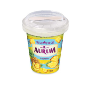 Saldējums Aurum ar ananāsa garšu glāz.ar kar.150ml/85g