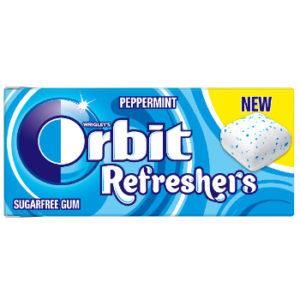 Košļ.gumija Orbit Refreshers Peppermint 15