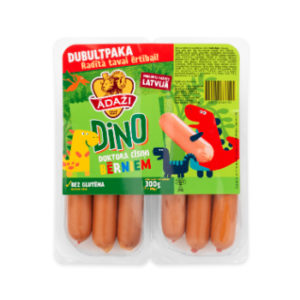 Cīsiņi doktora bērniem DINO 300g