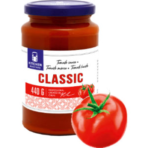 Mērce tomātu klasiskā Kitchen Master 440g
