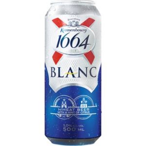 Alus Kronenbourg 1664 Blanc 5% 0.5 can