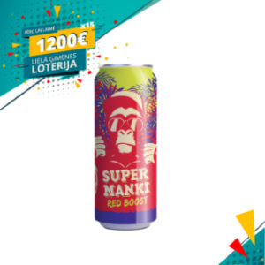 Limonāde Super Manki red boost 0.33l can