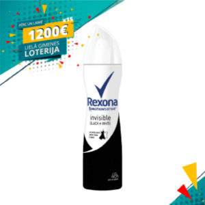 Dezodorants izsmidz. Rexona Invisible Black&White siev.150ml