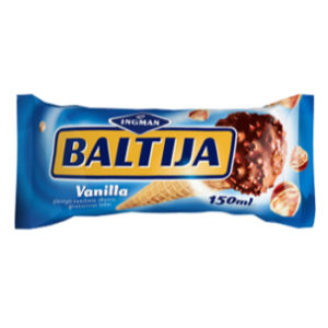 Saldējums Baltija vaniļas 150ml/95g
