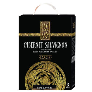 Vīns Daos Cabernet Sauvignon medium sweet BIB 12.5% 3l