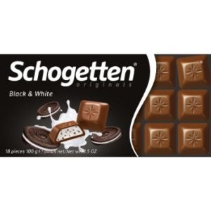 Šokolāde Schogetten black & white 100g
