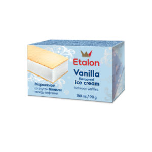 Saldējums Etalon sendvičs vaniļas 180ml/90g