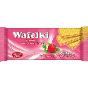 Vafeles Wafelki jogurta zemeņu 80g