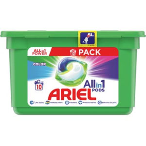 Veļas mazgāšanas kapsulas Ariel Color 10gb