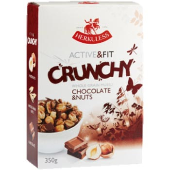 Musli Herkuless Active&Fit Crunchy Choco&Nuts 350g