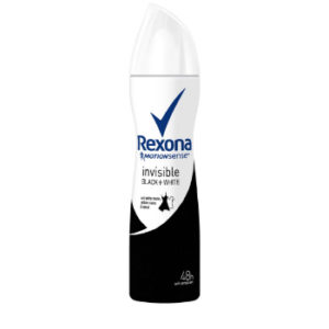 Dezodorants izsmidz. Rexona Invisible Black&White siev.150ml