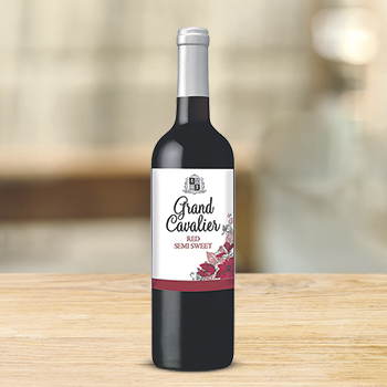 Vīns Grand Cavalier Tempranillo semi sweet s. 12% 0.75l