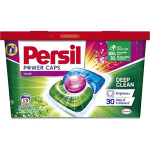 Veļas mazgāšanas kapsulas Persil Power Color 13gb