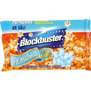 Popkorns mikroviļņu Blockbuster ar sāli 99g