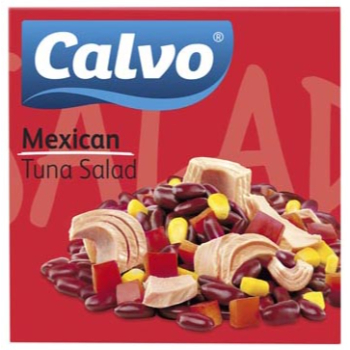 Konservi tuņča salāti meksikāņu gaumē Calvo 150g