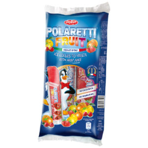 Saldējums Dolfin Polareti Fruit mix 40ml*10/400g