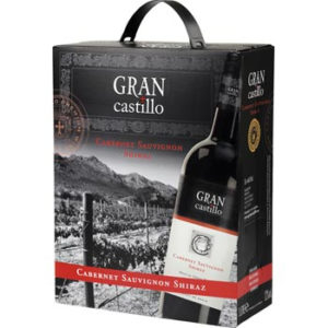 Vīns Gran Castillo Cabernet sauv shiraz sarkans 12% 3l