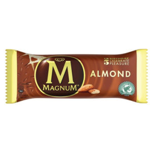 Saldējums Magnum almond uz kociņa 110ml/83g