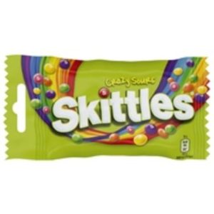 Želejkonfektes Skittles Crazy Sours 38g