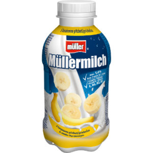 Piena dzēriens Mullermilch banānu 1.4% 400g