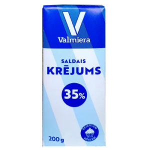 Krējums saldais Valmiera 35% UHT 200g
