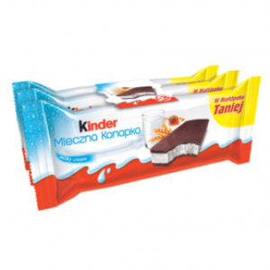Šokolādes batoniņš Kinder milk slice 3x28g