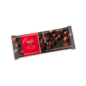 Šokolāde Laima tumšā ar lazdu riekstiem Lukss 190g