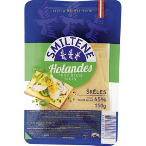 Holandes siers TSS 45% šķēles 150g
