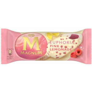 Saldējums Magnum Euphoria Pink Lemonade 90ml/74g