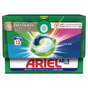 Veļas mazgāšanas kapsulas Ariel Color 13gb