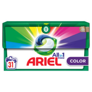 Veļas mazgāšanas kapsulas Ariel Color 31gb