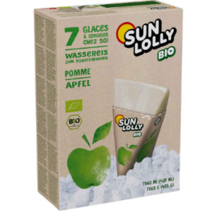 Saldējums sulas Sun Lolly Bio ābols 7x60ml/65g 420ml/ 455g