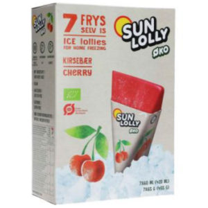 Saldējums sulas Sun Lolly Bio ķiršu 7x65g/60ml 420ml/ 455g