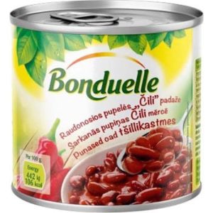 Pupiņas čilī mērcē Bonduelle 430g