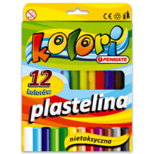 Plastilīns 12krāsas Penmate