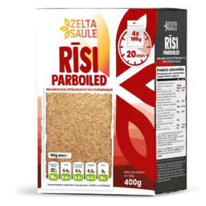 Rīsi Parboiled Zelta Saule 4*100g