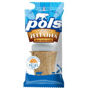 Saldējums Pols Zeltainā vanil. plombīrs vaf. glāz.120ml/70g