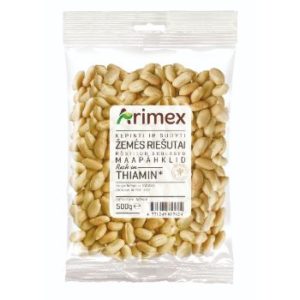 Zemesrieksti grauzdēti ar sāli Arimex 500g