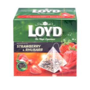 Tēja Loyd Pyramids ar zemeņu