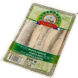 Siļķes fileja Populārā Columbus 240g/180g