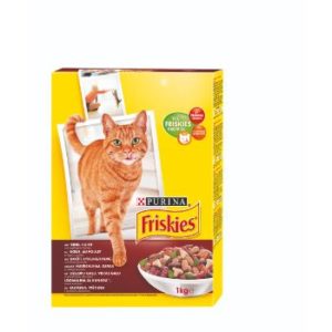 Barība kaķiem Friskies sausā lasis 1kg