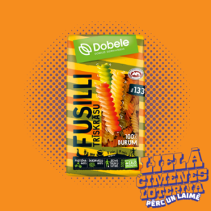 Makaroni trīskr.Durum Fusilli Dobele 500g