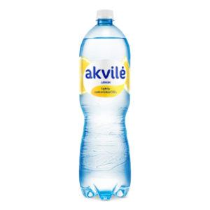 Minerālūdens Akvile ar citrona garšu viegli gāzēts 1.5l