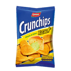 Čipsi Crunchips X-cut siera/sīpolu 75g