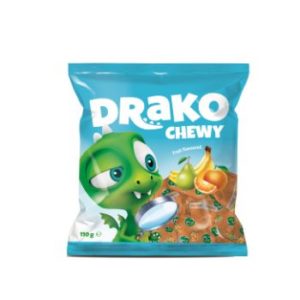 Konfektes košļ. Drakon ar augļu garšu 110g