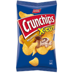 Čipsi Crunchips X-cut sēņu 75g